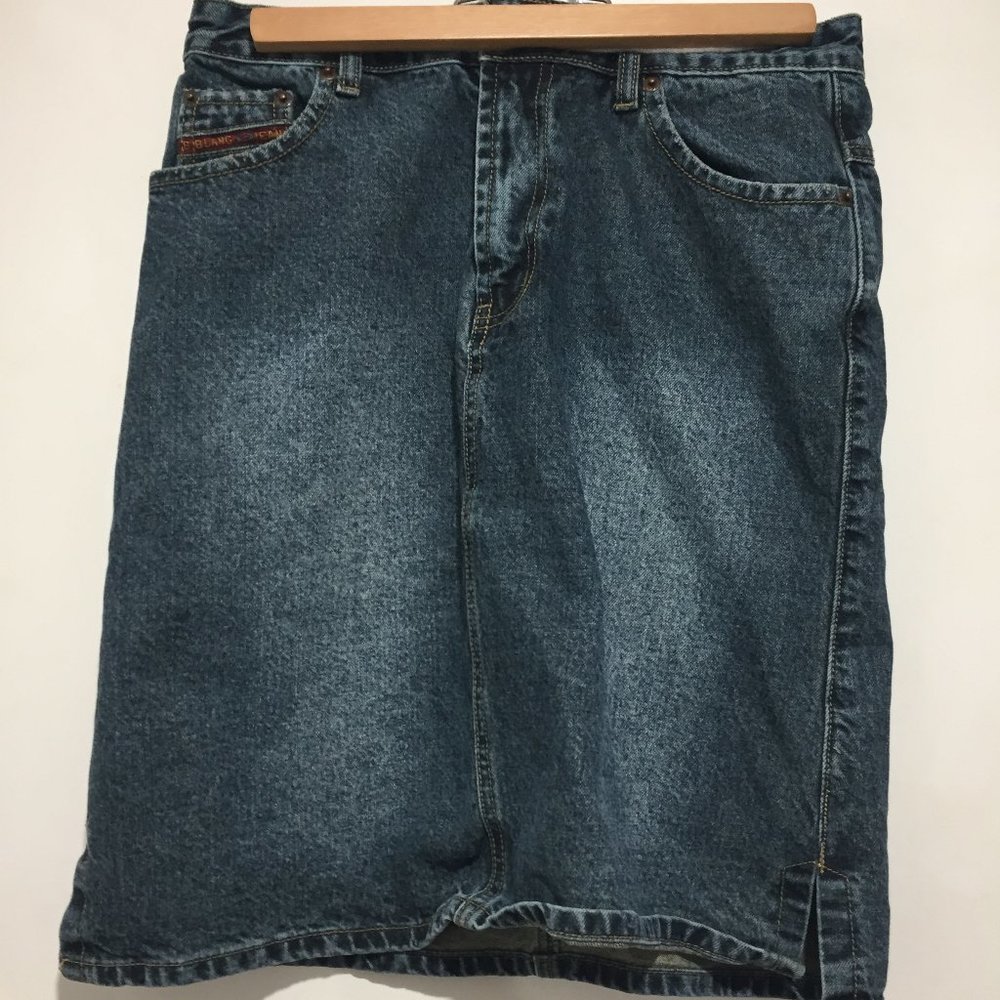 VINTAGE BBZ DENIM MIDI SKIRTS